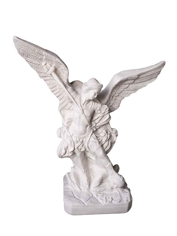 São Miguel Arcanjo Gesso 37 cm