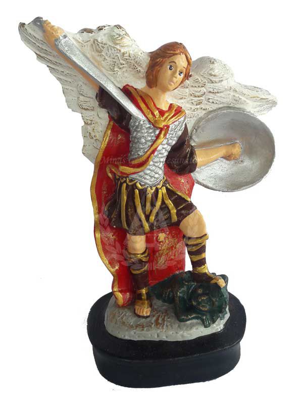 São Miguel Asa Aberta Pintado 15 cm