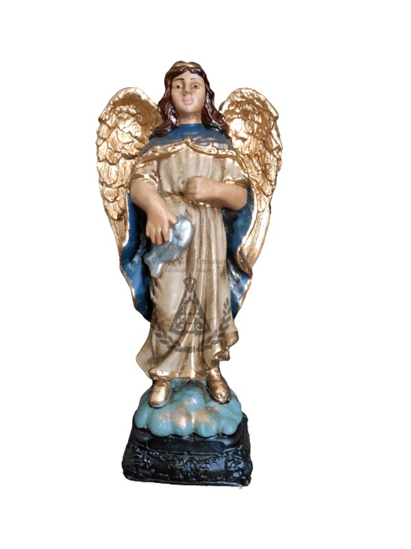 São Rafael Arcanjo Pintado 20 cm