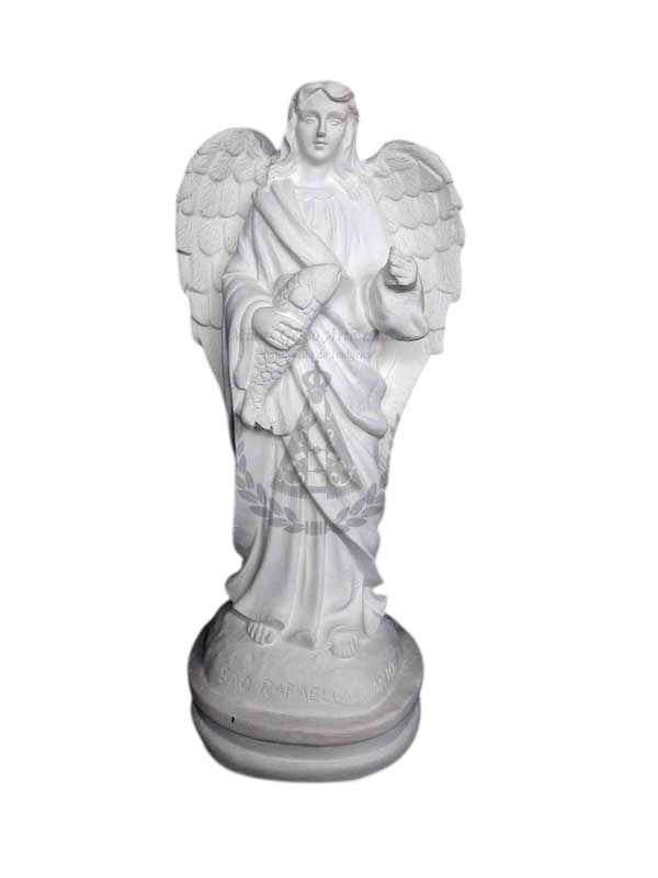 São Rafael Arcanjo Gesso 30 cm