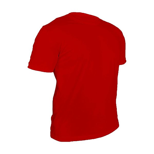 Camiseta Algodão Vermelha Masculina