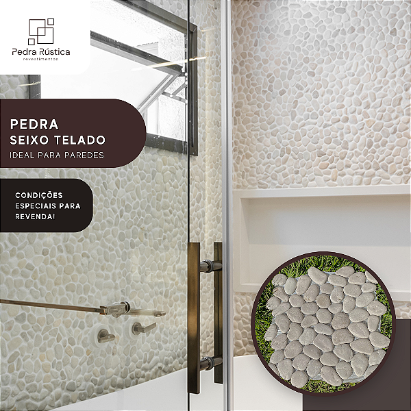 Seixo Importado 30x30 - ( Preço /m² )