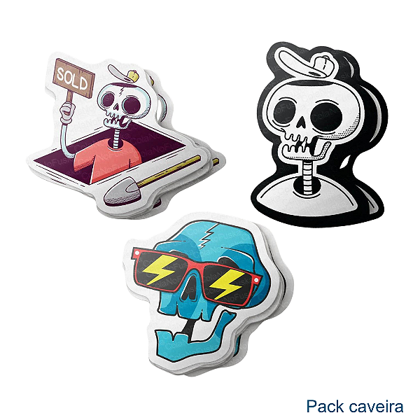 Adesivos Caveira