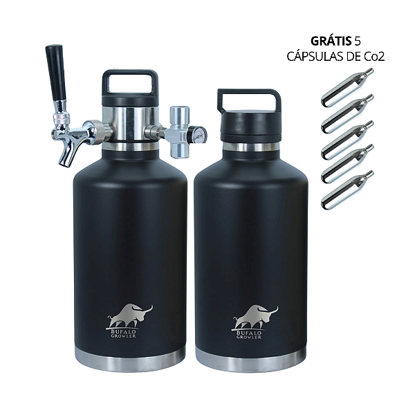 Mestre Búfalo Growler On TAP - Chopeira Térmica Portatil