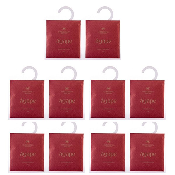 Sachê perfumado Madressenza ágape 80 ml - 10 unidades