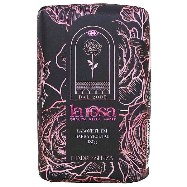 Sabonete barra Madressenza la rosa 180 g