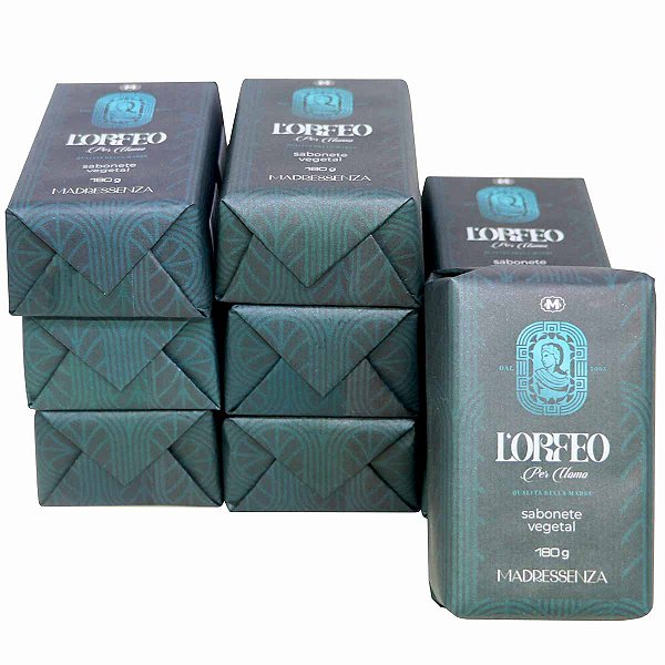 Sabonete barra Madressenza l'orfeo 180 g - 9 unidades