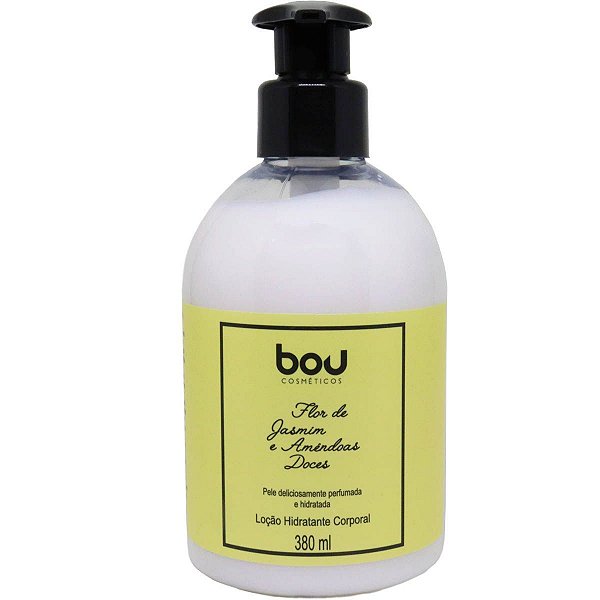 Hidratante corporal Bou Cosméticos flor de jasmim e amêndoas doces 380 ml