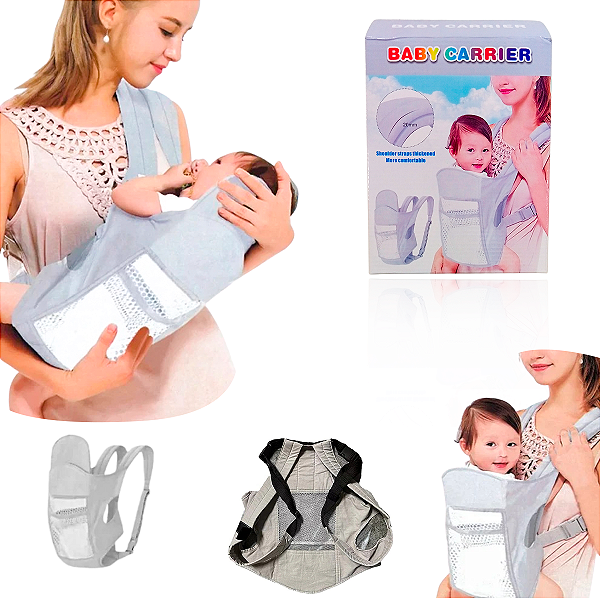 Canguru Bebe Ergonômico Carregador Bolsa Passeio Seguro