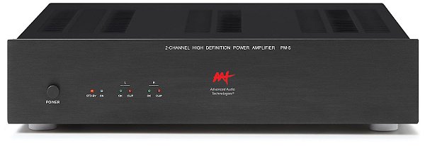 Amplificador AAT PM-5  2 Canais  Potência RMS em 1 canal operando: 8 ohms 125 W