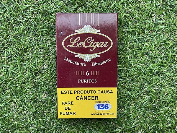 Charuto Le Cigar  Puritos - Petaca com 6