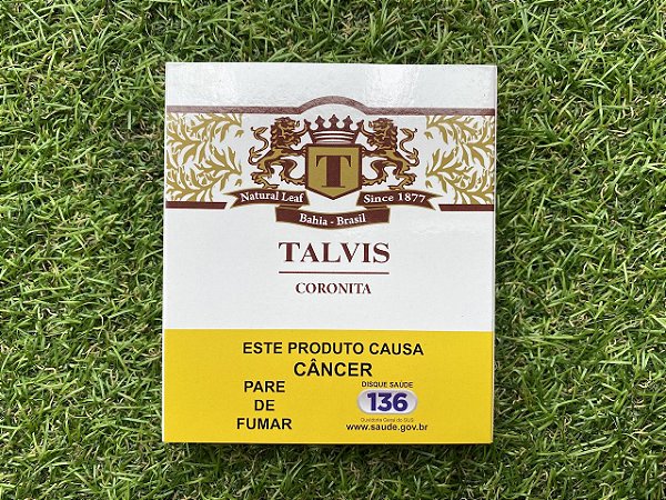 Cigarrilha Talvis Coronita Chocolate - Petaca com 10