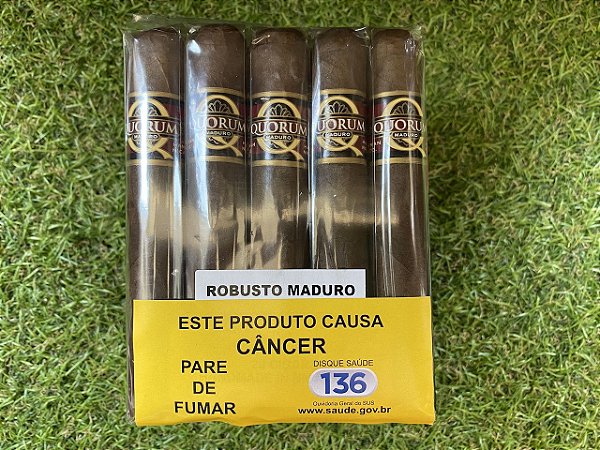 Charuto Quorum Maduro Robusto - Maço com 20