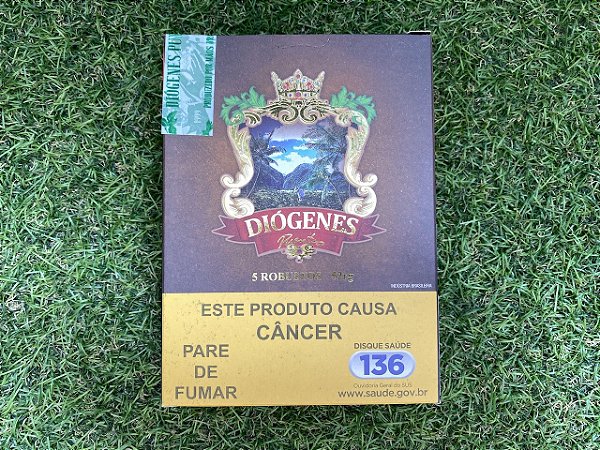 Charuto Diogenes Puentes Premium Robusto - Ring 52 - Petaca com 5