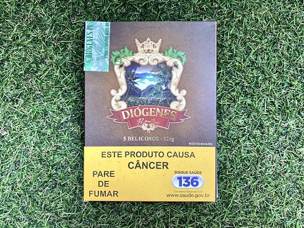 Charuto Diogenes Puentes Premium Belicoso - Petaca com 5