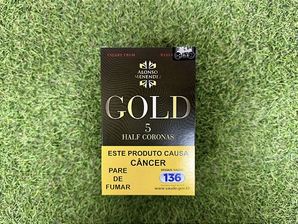 Charuto Alonso Menendez Gold Half Corona - Petaca com 5