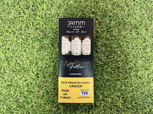 Charuto Jamm Medium Filler - Petaca com 3