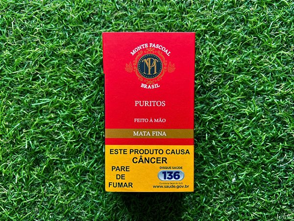 Charuto Monte Pascoal Puritos - Petaca com 10