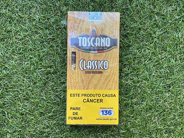 Charuto Toscano Classico - Petaca com 5