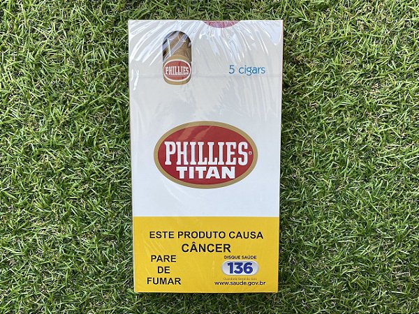 Charuto Phillies Titan - Petaca com 5