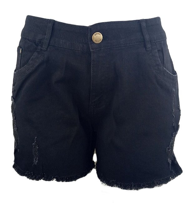 jeans preto feminino