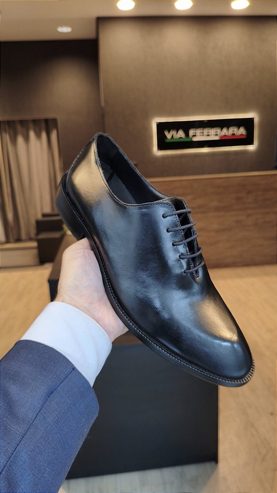 Sapato Social Oxford Preto Ref 7348