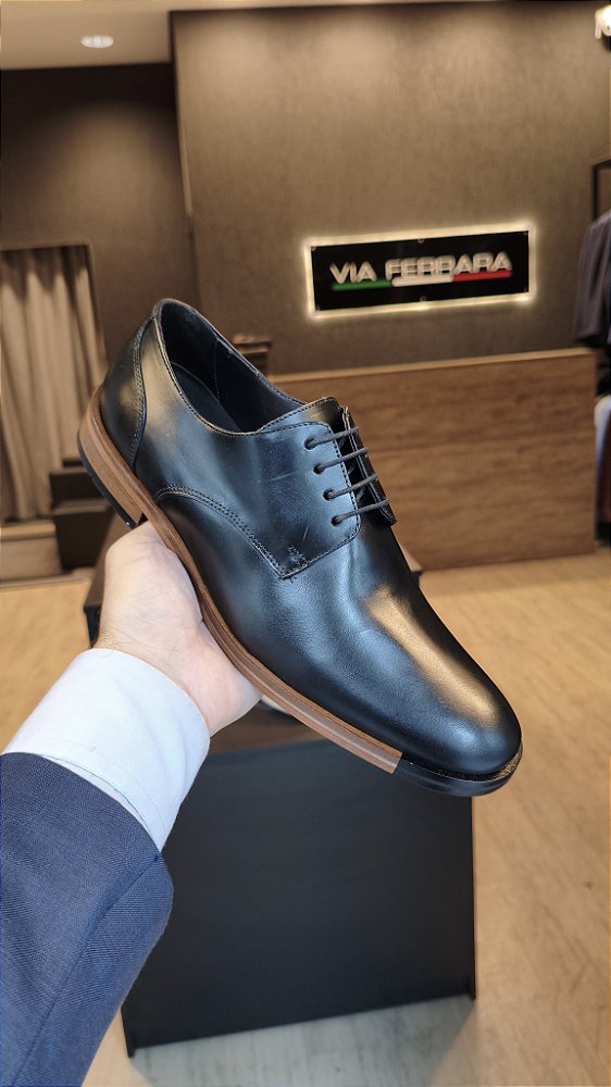 Sapato Social Derby Preto Ref 60497