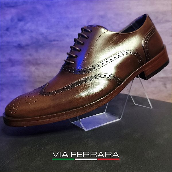 SAPATO SOCIAL OXFORD BROGUE MOSS 60499