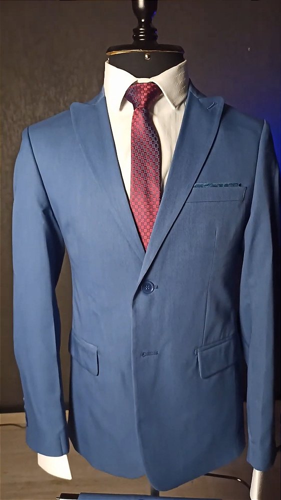 Costume Poliviscose Peak Lapel C/ Ajuste