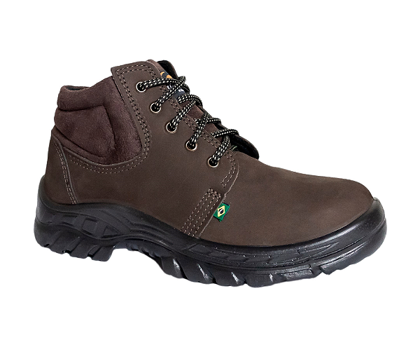 BOTA DE SEGURANÇA ECOSAFETY PS139-AP BICO DE PVC COURO C.A 40677