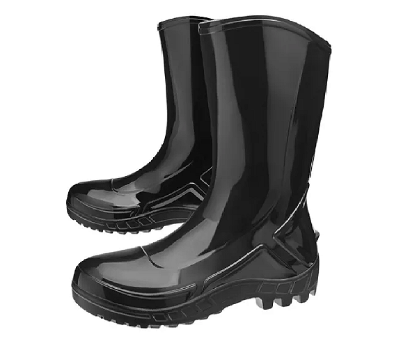 BOTA DE SEGURANÇA  MARLUVAS GALOCHA  PVC 110VFLEXF-PR  CANO MÉDIO C.A 42291