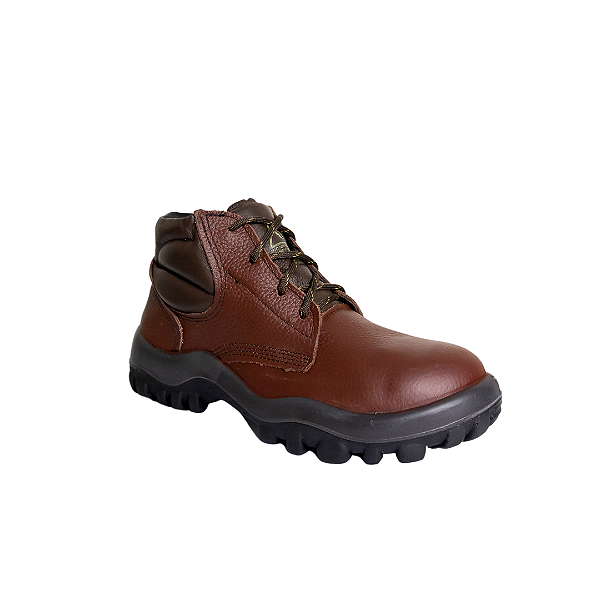 BOTA DE SEGURANÇA SAFETLINE 4855AC/EL/MR BICO PVC COURO VAQUETA C.A 13177