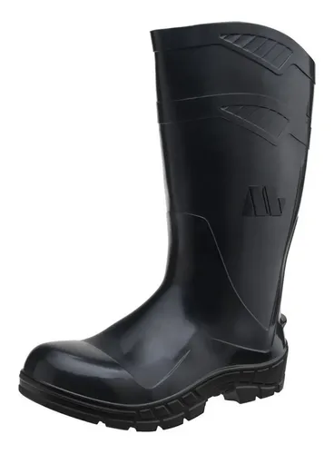 BOTA IMPERMEÁVEL MARLUVAS 100AWORKF-CA-PR-A- BICO AÇO BORRACHA PRETO C.A 40793