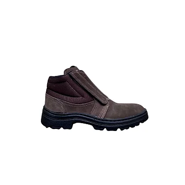 BOTA DE SEGURANÇA TRACTOR TBA VELCRO SOLDADOR NOBUCK CAFÉ BICO PLASTICO C.A 47985