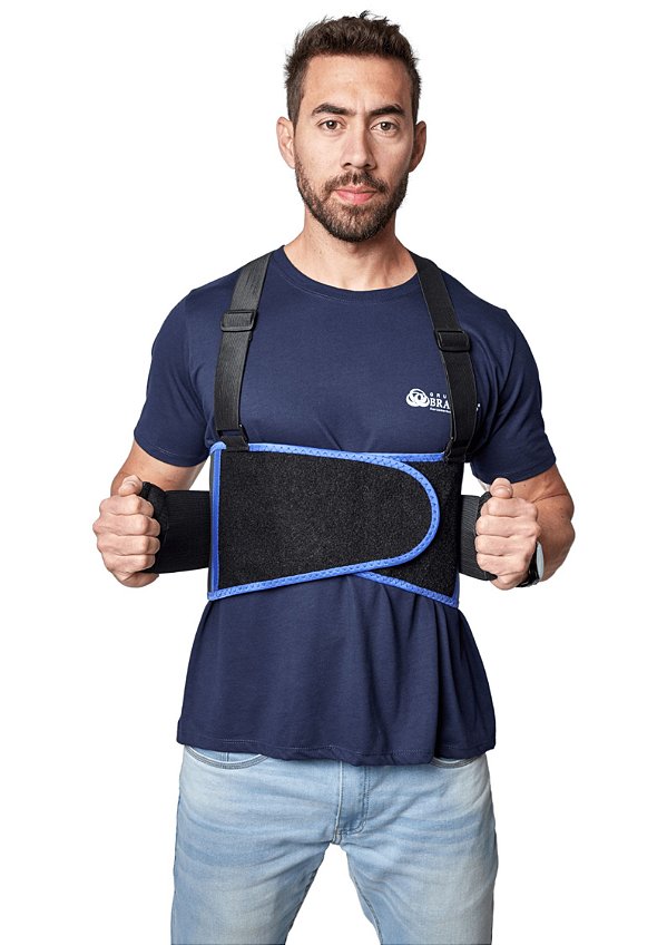 CINTO ERGONÔMICO PRETO COM REFLETIVO BRASCAMP