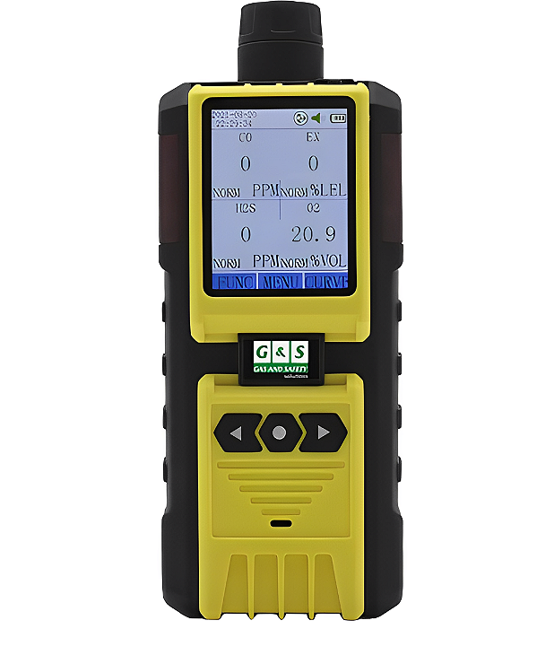 DETECTOR MULTIGASES COM BOMBA CO, O2, H2S, EX GASMAX4