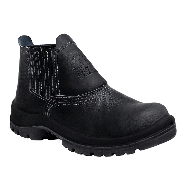 BOTA DE SEGURANÇA ELASTICO CRIVAL CP086 BICO DE PVC SOLADO BIDENSIDADE CA 30257