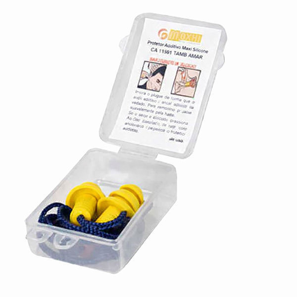 PROTETOR AURICULAR SILICONE PLUG 18DB MAXXI CA 11512