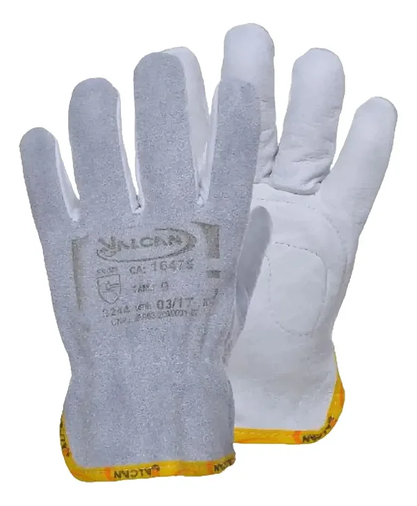 LUVA PETROLEIRA VAQUETA MISTA PUNHO 7CM VALCAN CA 16475