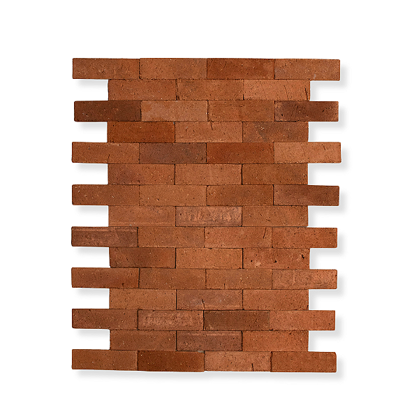 Revestimento Cerâmica Natural – Tijolinho Brick Sierre Rustici 7x22cm – 1m² (Rústico)