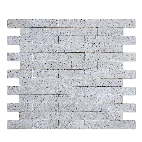 Revestimento Cimentício - Tijolinho Brick Terrazzo Glaciale 6x19cm - 1m² - EDIÇÃO LIMITADA