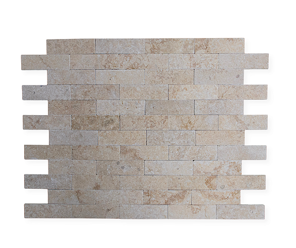 Revestimento Pedra Natural – Travertino Anticato Egito Importado 7x23cm – 1m²