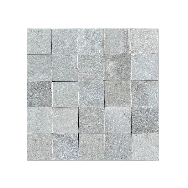 Revestimento Pedra Natural - Luzzi 20x20cm - 1m² (Pedra Goiás Verde Premium)