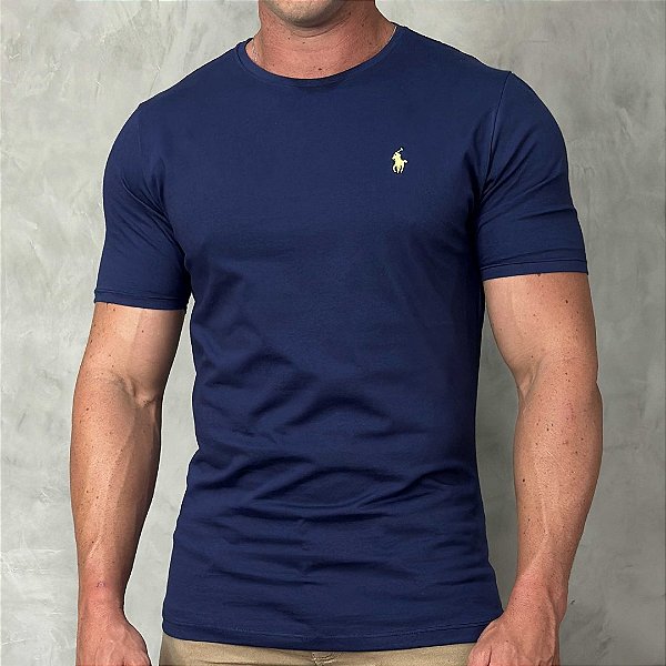 Camiseta Masculina - Polo RL Azul *