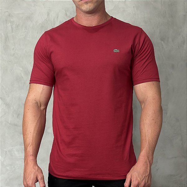 Camiseta Masculina - Lac Croco* Vermelha