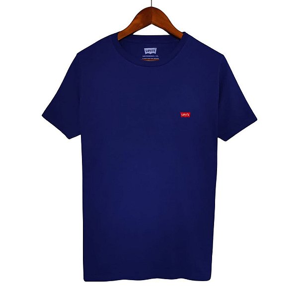 Camiseta - Levi`s Azul - Logo Peito