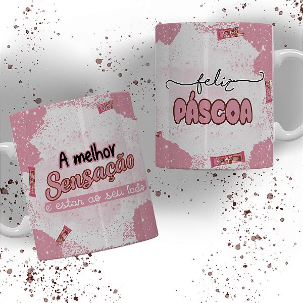 Caneca de Porcelana Chocolate