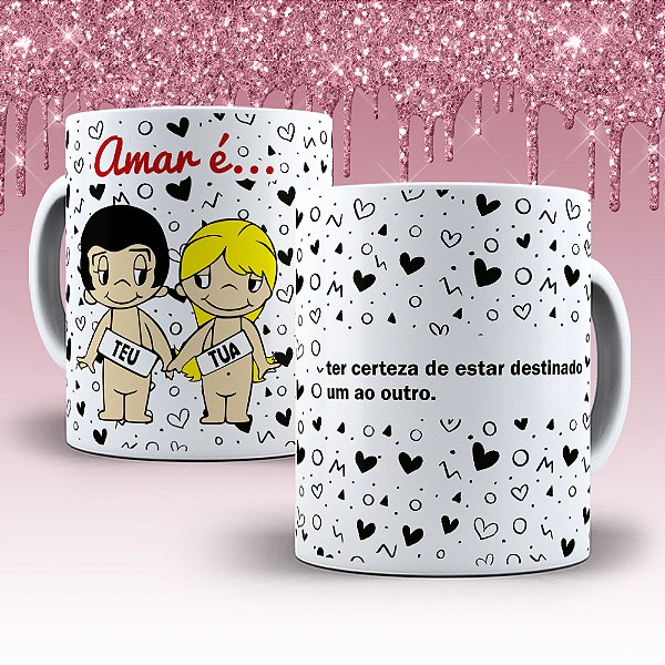 Caneca de Porcelana Dia dos Namorados