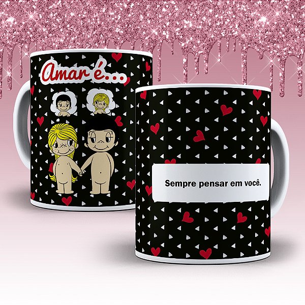 Caneca de Porcelana Dia dos Namorados