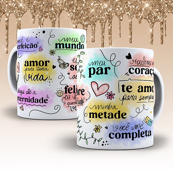 Caneca de Porcelana Dia dos Namorados